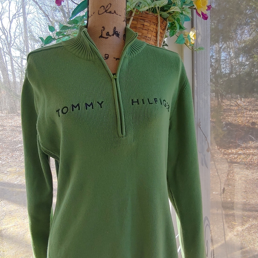 Green sweater